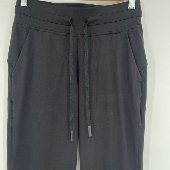 Lululemon X Ready to Rulu Pants Women's Elastic Waist Black Jogger Pants Size 4 - Picture 2 of 7